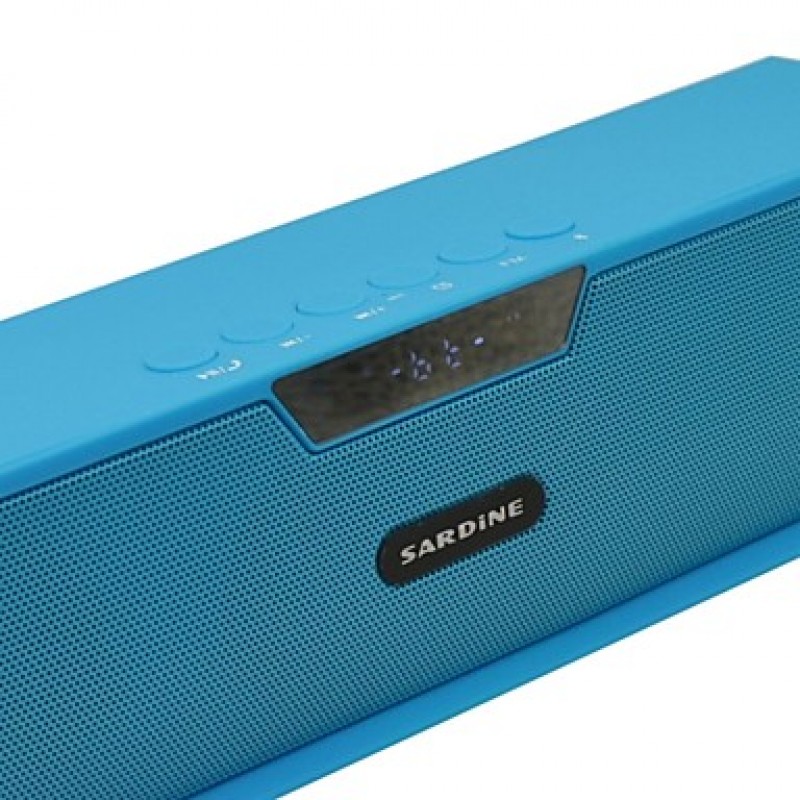 Mini Bluetooth V3.0 Speaker with FM Radio/AUX/Alarm Clock/TF/USB Port for Phone